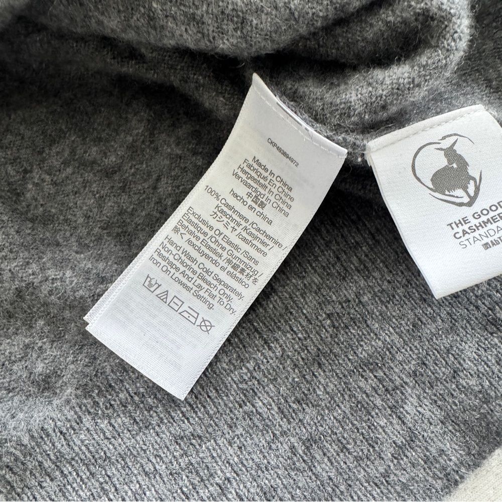 Madewell (Re)sponsible Cashmere Oversized Crewneck Sweater - Picture 4 of 7